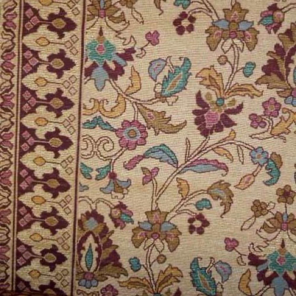 6 yards Ralph Lauren Bohemian Melstone Rug Umber Fabric - Picture 5 of 17